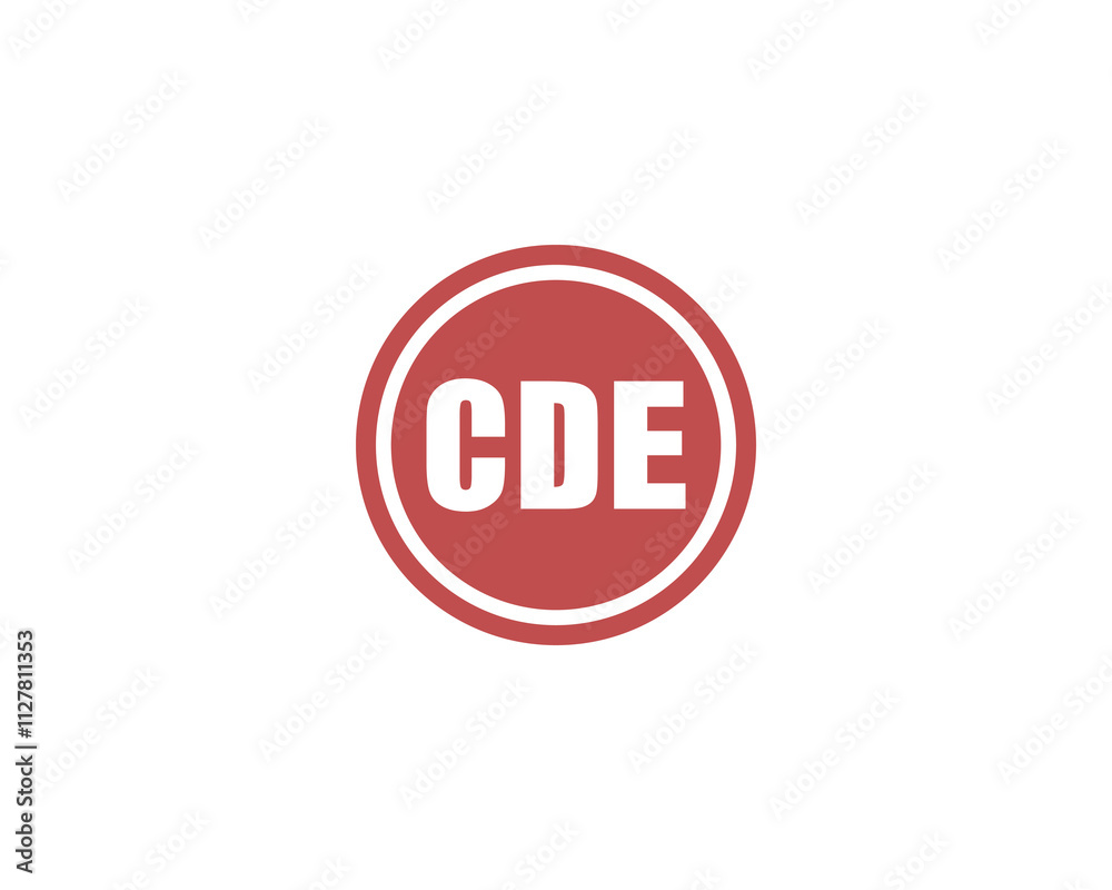 CDE logo design vector template. CDE CDE logo design vector template. CDE
