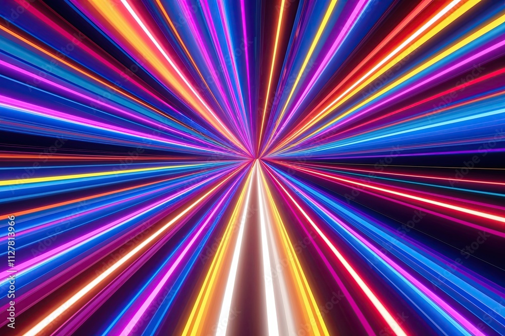 Vibrant 3D Light Stream Illustration in Dynamic Motion Wallpaper Vibrant 3D Light Stream Illustration in Dynamic Motion Wallpaper