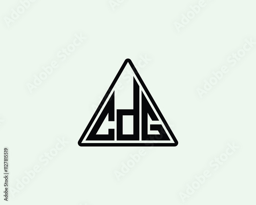 CDG logo design vector template. CDG photo