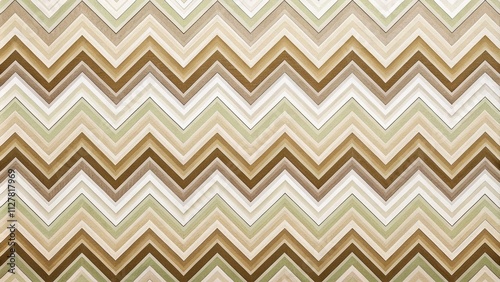 Minimalist Zig Zag Pattern Background in Soft Earth Tones for Modern Design Aesthetic and Creative Projects, Perfect for Wallpapers, Websites, and Graphic Design Needs