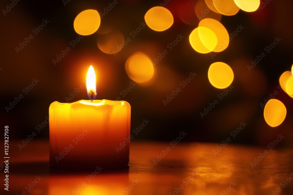 A reflective candlelit moment on new year's eve intimate setting warm atmosphere soft light celebratory concept of new year reflection and peacefulness A reflective candlelit moment on new year's eve intimate setting warm atmosphere soft light celebratory concept of new year reflection and peacefulness