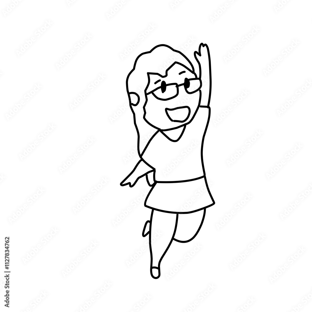 Fototapeta premium Kid doodle element