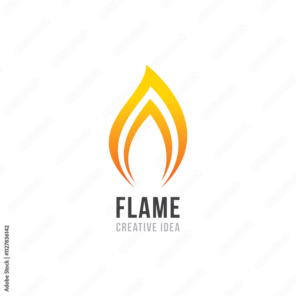 Creative Flame Concept Logo Design Template
Creative Flame Concept Logo Design Template