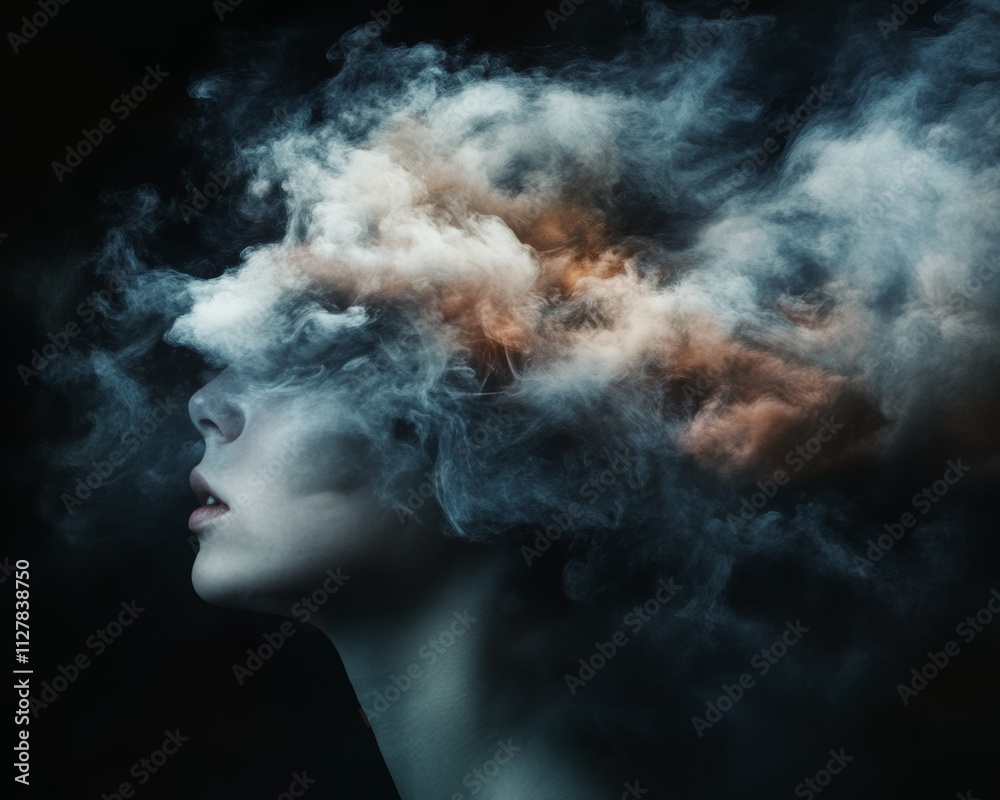 Woman Emerging from Smoke Woman Emerging from Smoke