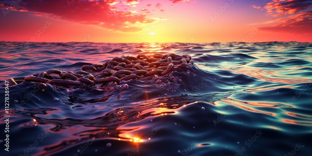 Obraz premium sunset on the sea