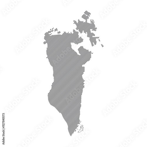 Bahrain map icon
