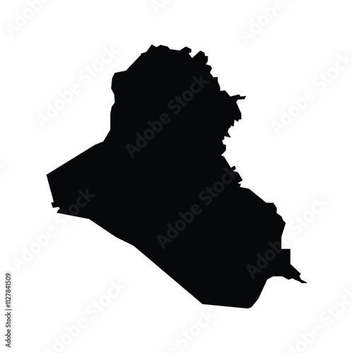 Iraq map icon