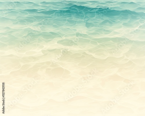 A calming gradient background with sea glass and sand colors. featuring soft greens and beiges. evoking peace and nature. ideal for beach and relaxation themes photo