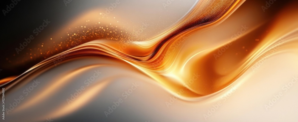 Warm Golden Brown Abstract Digital Art Background Design Warm Golden Brown Abstract Digital Art Background Design