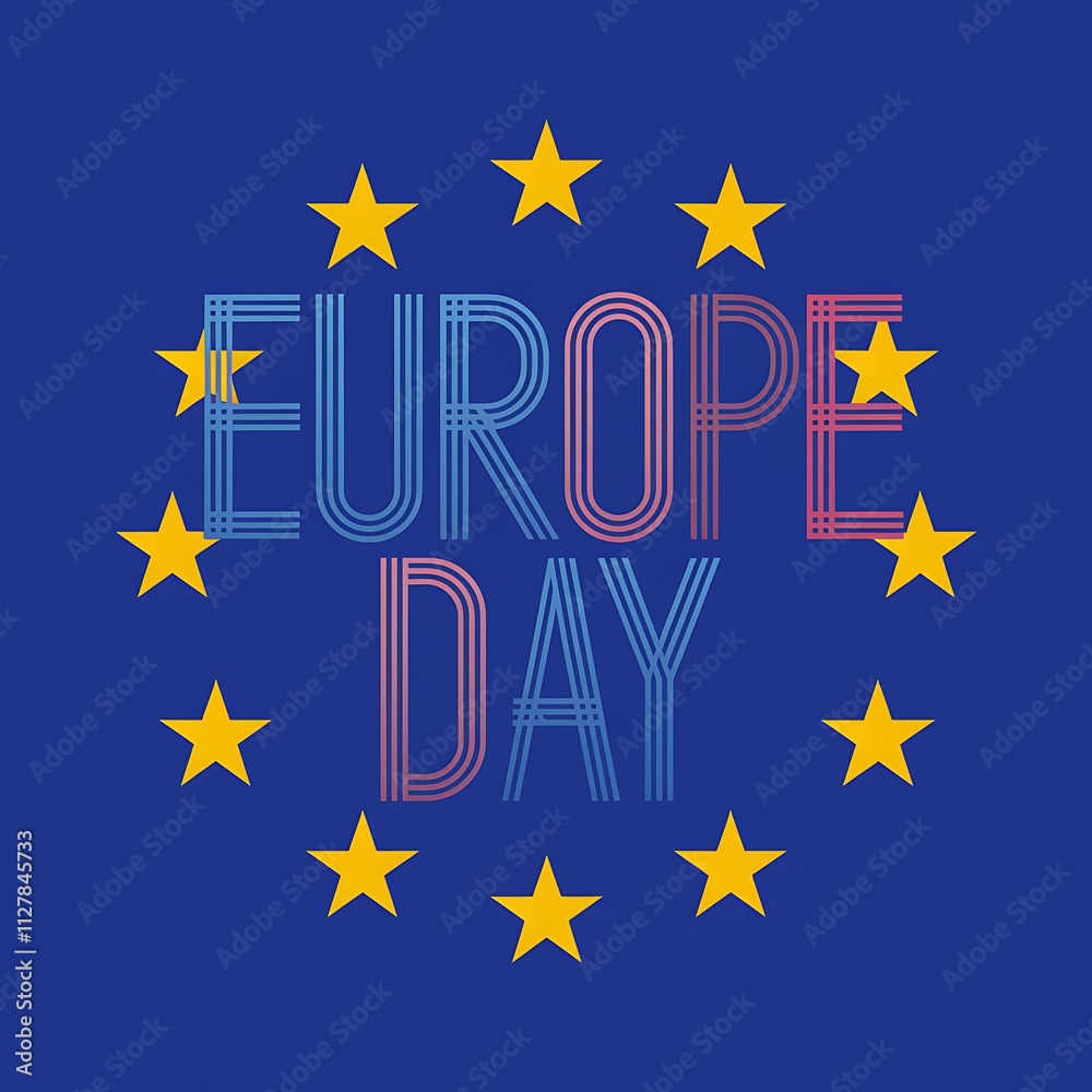 Europe Day Celebration Graphic Design Europe Day Celebration Graphic Design