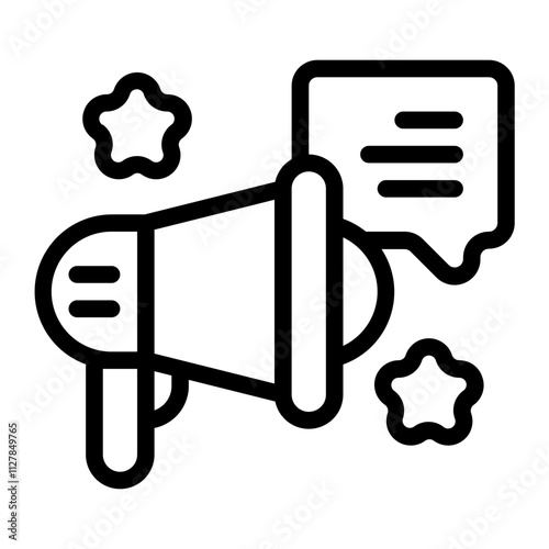 Informative line icon