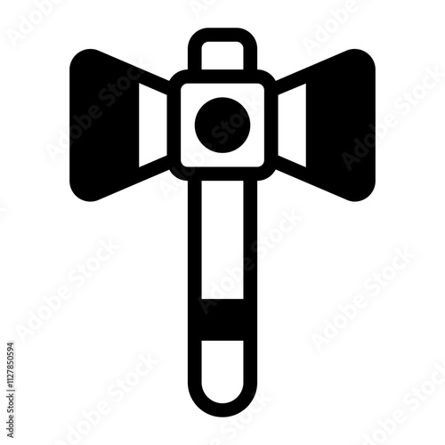 Axe glyph icon