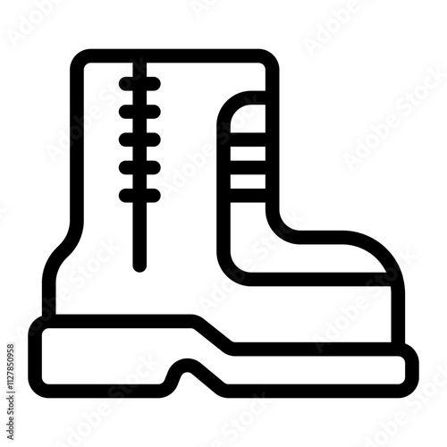 Fire Boot line icon