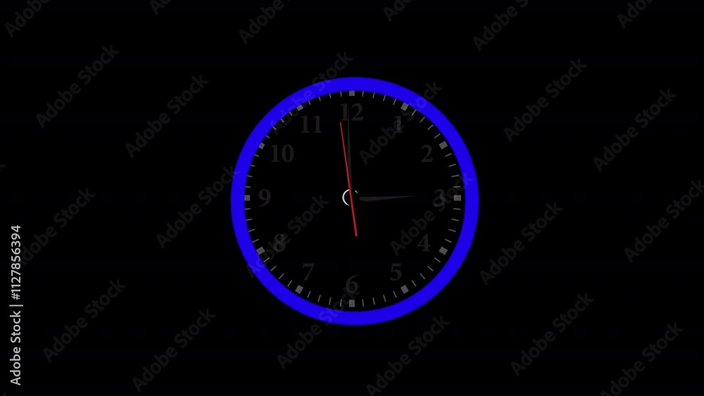 Time lapse Animation of green and blue clock on black background counting 12 to 3 office working hours, digital clock icon animation. Time lapse Animation of green and blue clock on black background counting 12 to 3 office working hours, digital clock icon animation.
