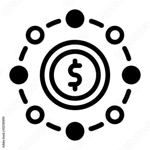 Equity glyph icon
