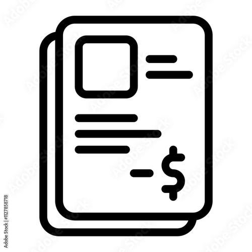Penalty line icon