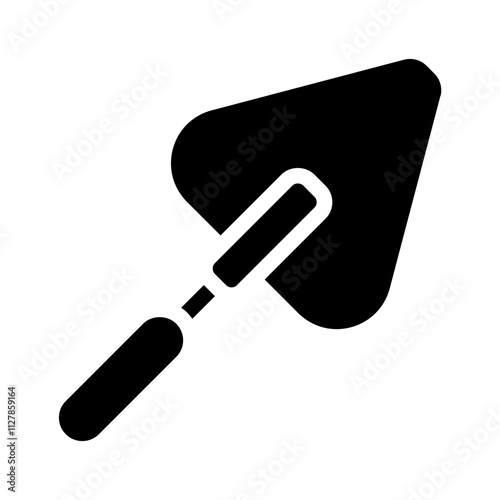Trowel solid icon