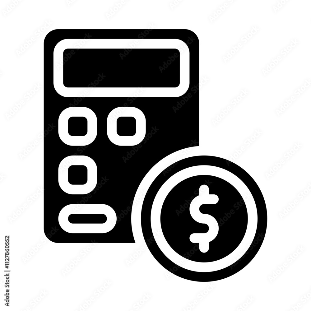 Calculator solid icon Calculator solid icon