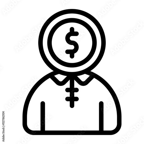 Person line icon