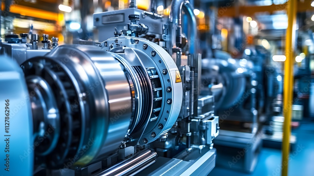 Obraz premium Leveraging data analytics and machine learning to predict equipment failures before they occur, minimizing downtime and optimizing maintenance schedules