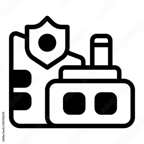 Factory glyph icon