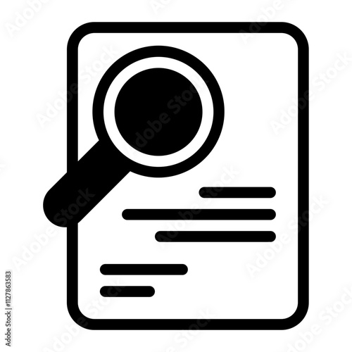 Searching glyph icon