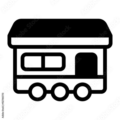 Carriage glyph icon