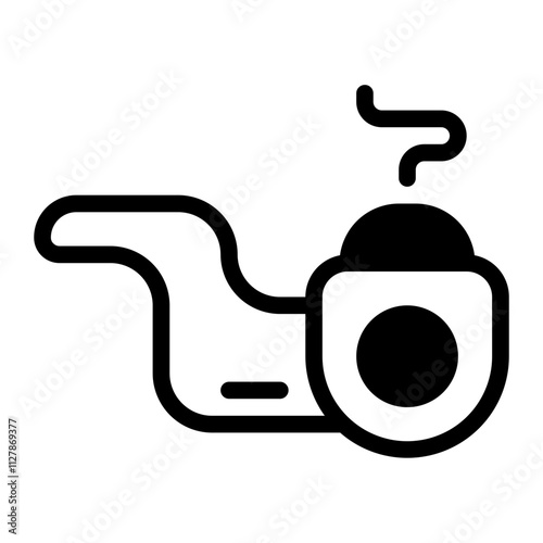 Smoking Pipe glyph icon
