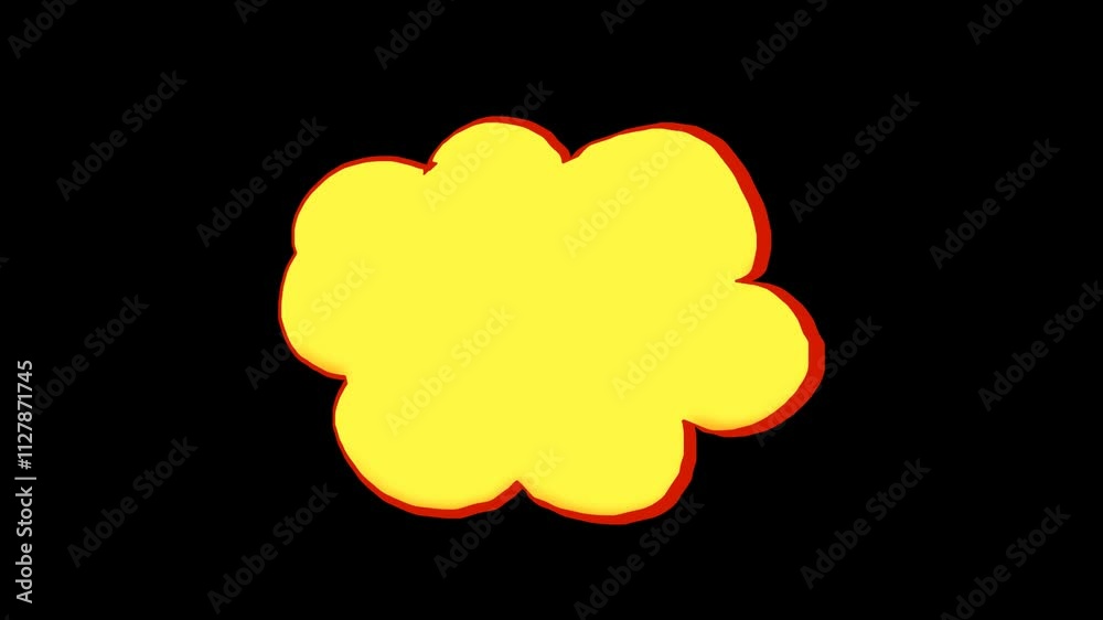 Cartoon Shout Animation With Alpha Channel Cartoon Shout Animation With Alpha Channel