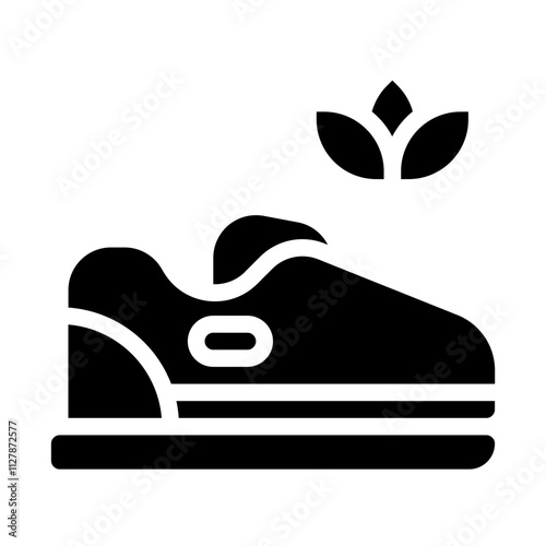 Sneakers solid icon