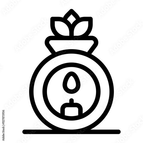 Aromatherapy line icon