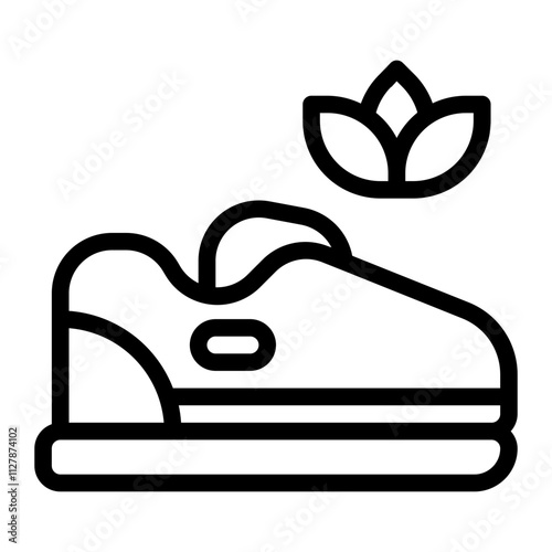 Sneakers line icon
