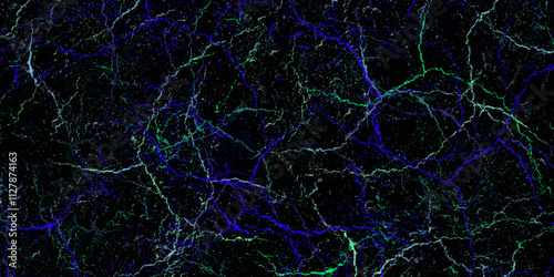 Abstract black marble stone texture nice blue veins details. macro photography abstract blue natural texture neural network mold. Marble natural for design texture pattern and background.