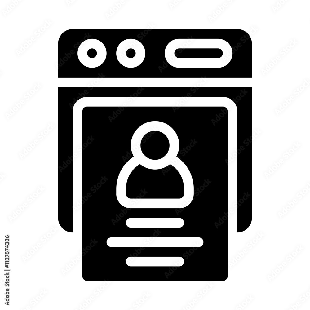 Browser solid icon Browser solid icon