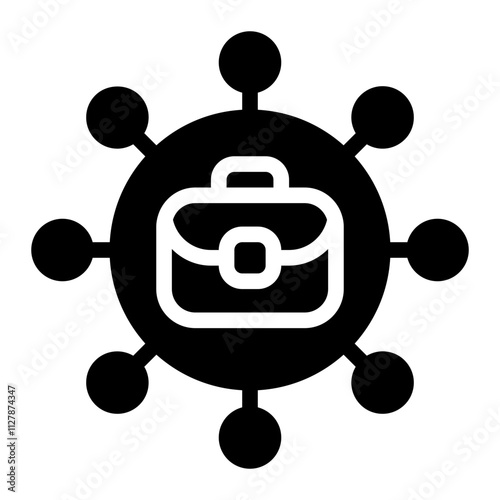 Briefcase solid icon