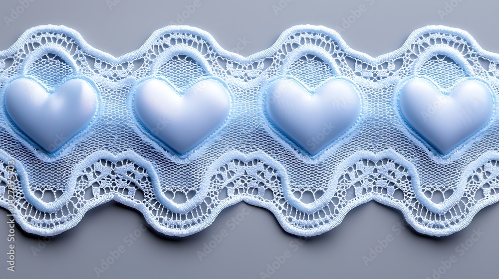 Delicate hearts and lace design for valentine's day background romantic aesthetic soft colors Delicate hearts and lace design for valentine's day background romantic aesthetic soft colors
