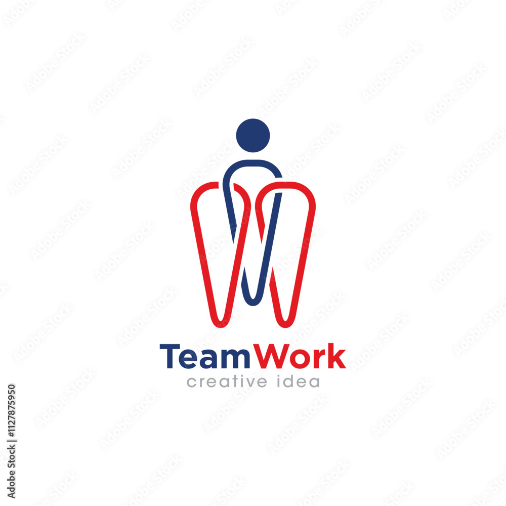 Creative Team Work Concept Logo Design Template Creative Team Work Concept Logo Design Template