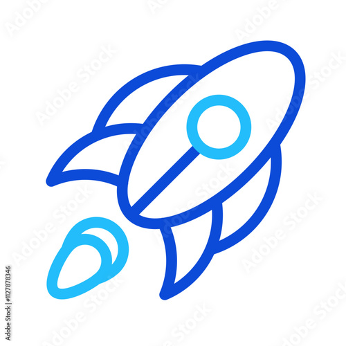 Rocket duoline icon