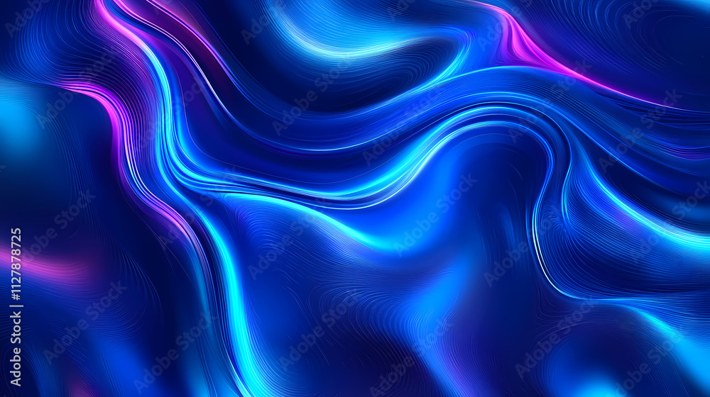 Abstract blue gradient background with smooth blurred effect. Halation. Illustration Abstract blue gradient background with smooth blurred effect. Halation. Illustration