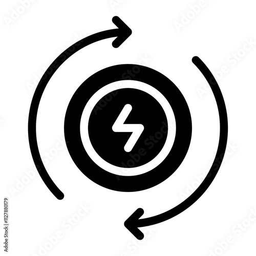 Renewable Energy solid icon