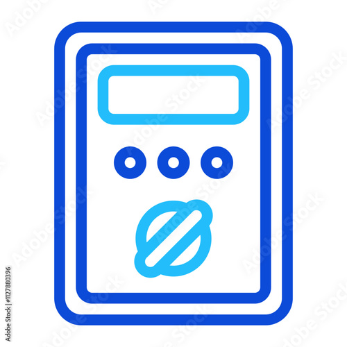 Принти на полотні Modulator duoline icon