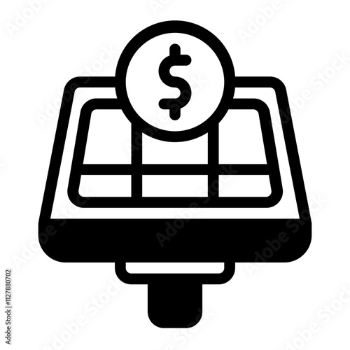 Payback glyph icon