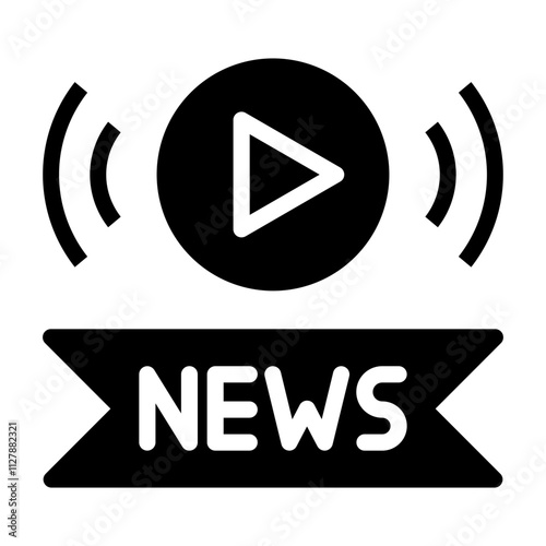 news Solid icon