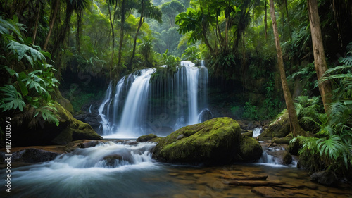 waterfall in the forest