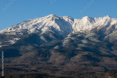 snowy mountains japan