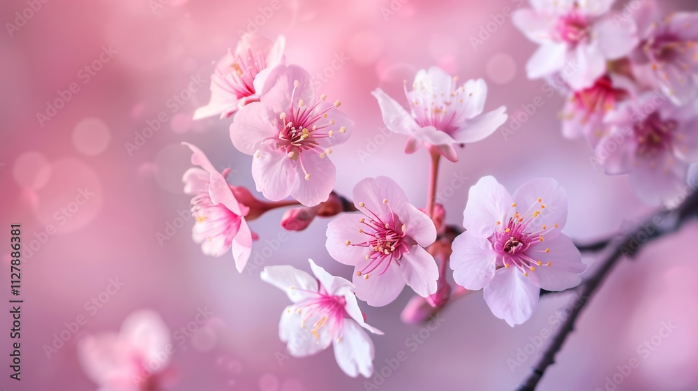 Cherry blossom Sakura in spring time with bokeh background. Copy space. Cherry blossom Sakura in spring time with bokeh background. Copy space.