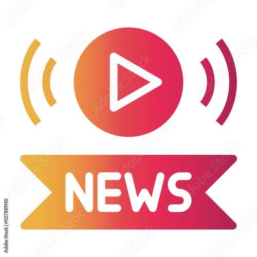 news Gradient icon