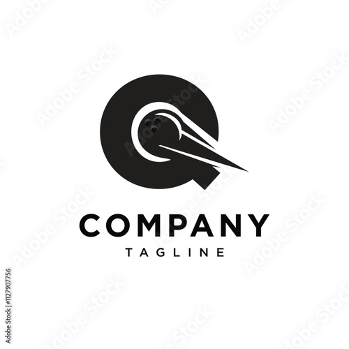 Letter Q Bowling Logo Icon Vector