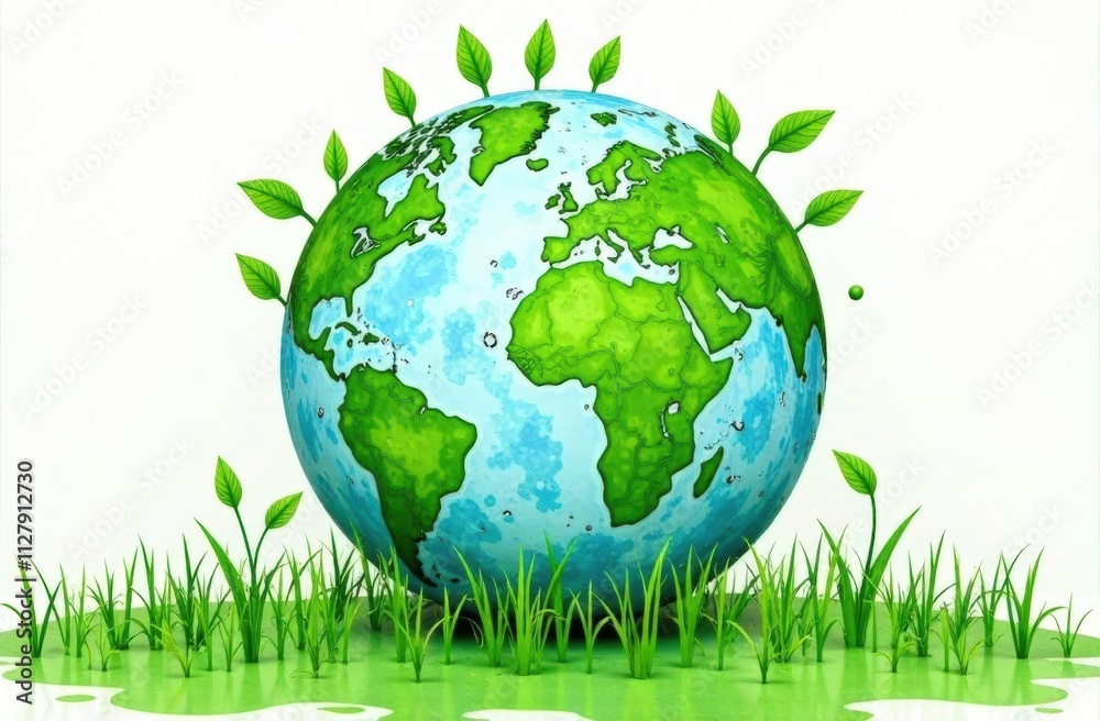 Earth day. Planet earth, made from green leaves and grass with sketch of globe. Earth day. Save the planet.Think Green. Ecology concep. Green Planet Earth Day or Environment Day concept. Earth day. Planet earth, made from green leaves and grass with sketch of globe. Earth day. Save the planet.Think Green. Ecology concep. Green Planet Earth Day or Environment Day concept.