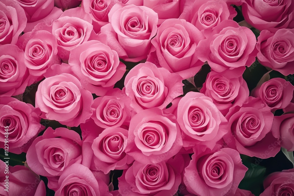 A full-frame top view of beautiful pink roses, creating a romantic and elegant background. Perfect for Valentine’s Day designs, romantic projects, and love-themed occasions A full-frame top view of beautiful pink roses, creating a romantic and elegant background. Perfect for Valentine’s Day designs, romantic projects, and love-themed occasions
